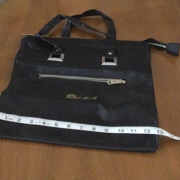 St Moritz Black with Logo Large Handbag/Bookbag/Laptop/Overnight Bag - Picture 10 of 11